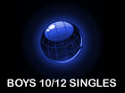 Boys 10/12 Singles