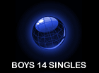Boys 14 Singles