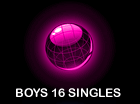 Boys 16 Singles